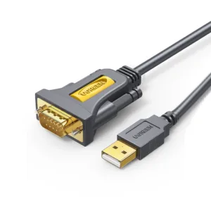 UGREEN 1.5m USB to DB9 RS-232 Adapter Cable – CR104