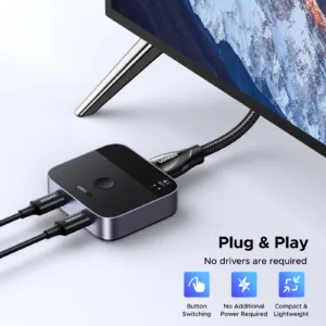 UGREEN 2 In 1 Out 4K@60Hz TYPE-C Switch