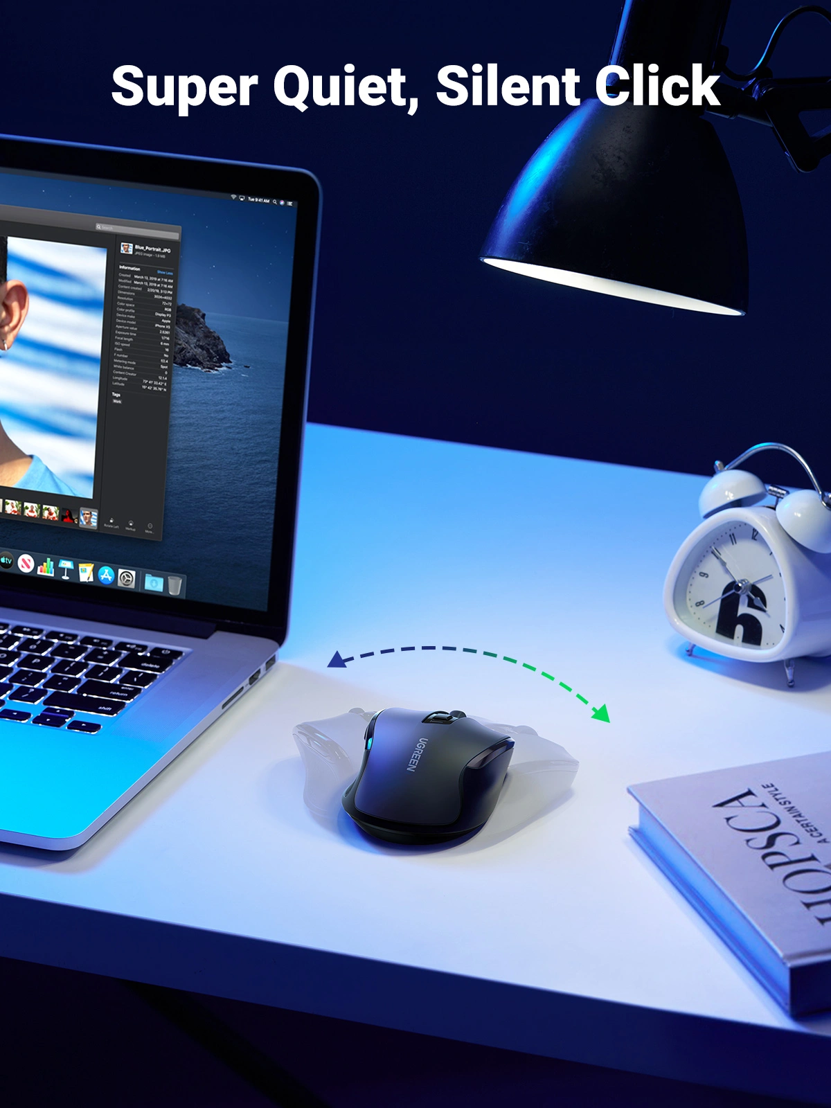 UGREEN-Ergonomic-Wireless-Mouse-2.4G-4000DPI-Silence-Design-MU006-Ugreensl-4