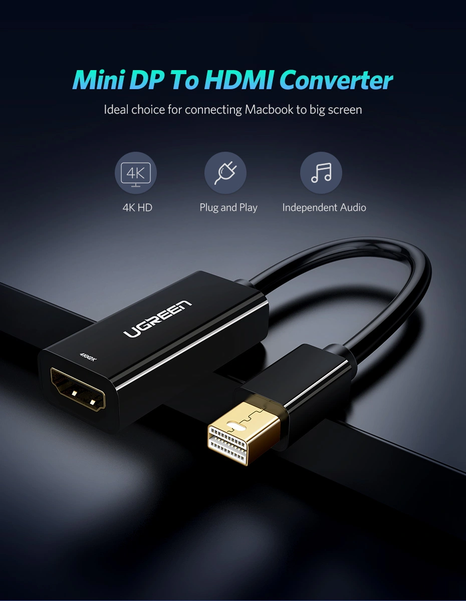 UGREEN-Mini-DP-to-HDMI-Converter-1080p-Black-MD112-10461-MD112-Ugreensl-13