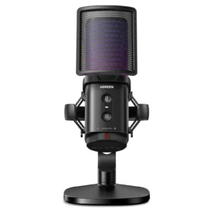 UGREEN Noise-Cancelling RGB 7-Light USB Desktop Microphone – CM581