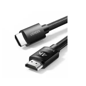 UGREEN 1 Meter 4K@60hz HDMI Male to Male Nylon Braided Cable – HD119