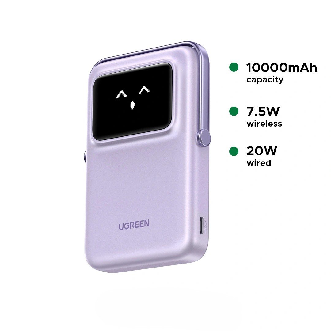 UGREEN-10000mah-20W-Uno-Series-Magnetic-Wireless-Power-Bank-With-Stand-PB572-45328-1-Year-Warranty-ugreenlk_