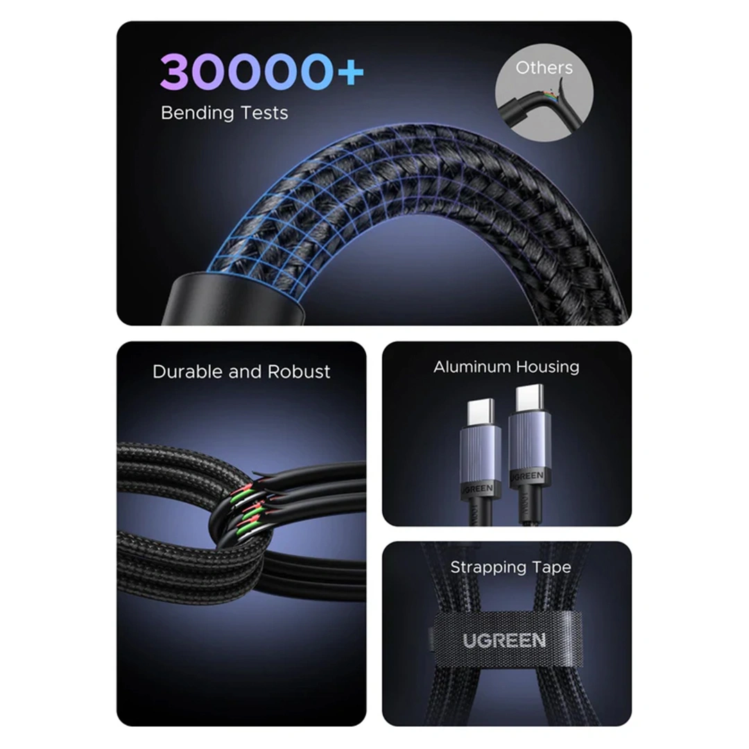 UGREEN-100W-05meter-Type-C-to-Type-C-PD-Fast-Charging-Cable-L528-65831-ugreen-Srilanka-3