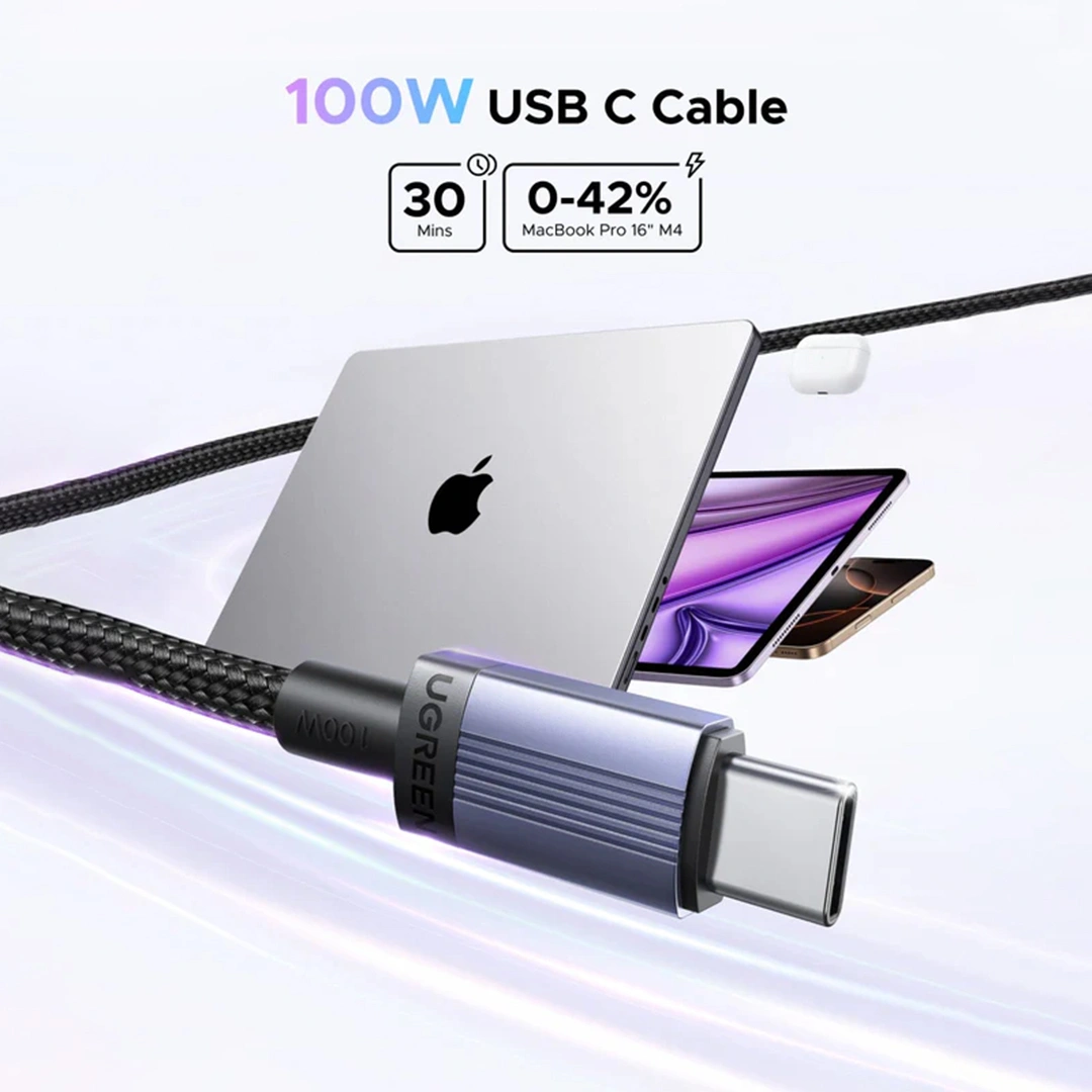 UGREEN-100W-05meter-Type-C-to-Type-C-PD-Fast-Charging-Cable-L528-65831-ugreen-Srilanka-6