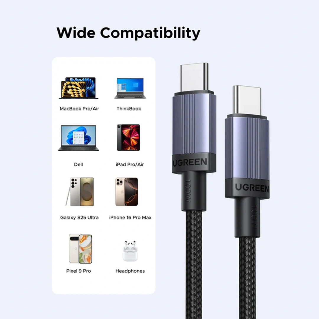 UGREEN-100W-05meter-Type-C-to-Type-C-PD-Fast-Charging-Cable-L528-65831-ugreen-Srilanka-7