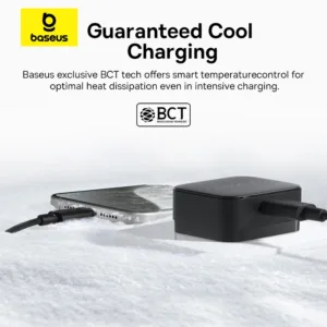 Baseus Palm 20W UK Pin Type-C Fast Charger with Type-c to Type-c 60W Cable