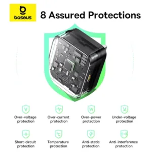Baseus 20W Palm Fast Charger Type C UK Pin