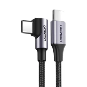 Home UGREEN 2Meter 60W Type-C to Type-C PD 90 Degree Cable 3A Max